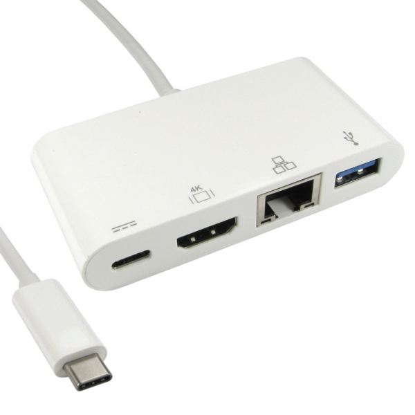 CDL USB C (M) to Gigabit Ethernet + 1 x USB... | Klikk Malta