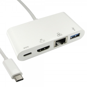 CDL USB C (M) to Gigabit Ethernet + 1 x USB... | Klikk Malta