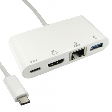 CDL USB C (M) to Gigabit Ethernet + 1 x USB... | Klikk Malta