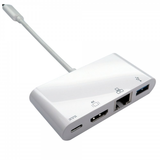 CDL USB C (M) to Gigabit Ethernet + 1 x USB... | Klikk Malta