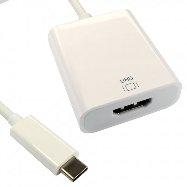 CDL USB C (M) to HDMI (F) 4K Adapter 0.15m | Klikk Malta