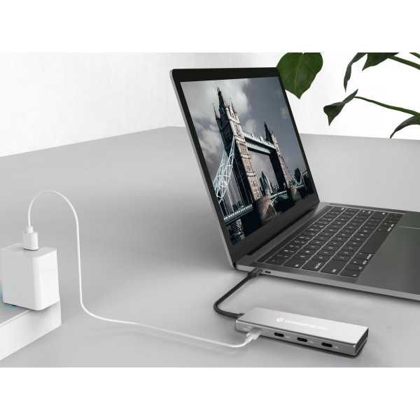 Conceptronic 4-port USB-C Hub | Klikk Malta