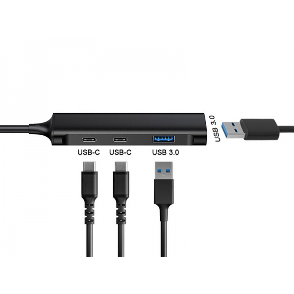 Conceptronic 4-port USB-C Hub ( 2xUSB-C 2xU... | Klikk Malta