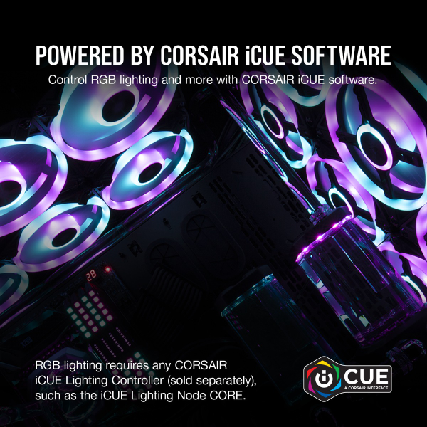Corsair iCUE QL140 RGB LED Performance 140m... | Klikk Malta