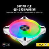 Corsair iCUE QL140 RGB LED Performance 140m... | Klikk Malta