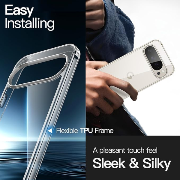 CoverMe Clear TPU Case for Pixel 10/10 Pro | Klikk Malta