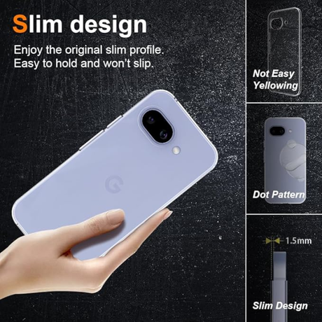 CoverMe TPU Case for Google Pixel 9a Clear | Klikk Malta