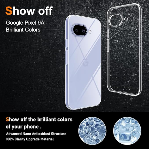 CoverMe TPU Case for Google Pixel 9a Clear | Klikk Malta