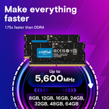 Crucial 16GB DDR5 5600MHz SODIMM | Klikk Malta