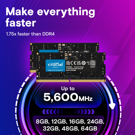 Crucial 16GB DDR5 5600MHz SODIMM | Klikk Malta