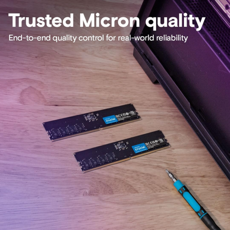 Crucial 32GB DDR5 5600MHz CL46 RAM | Klikk Malta