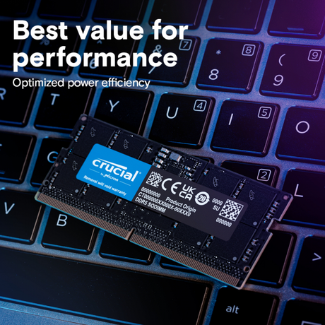 Crucial 32GB DDR5 5600MHz SODIMM | Klikk Malta