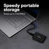 Crucial X9 1TB USB 3.2 Gen 2 External SSD | Klikk Malta