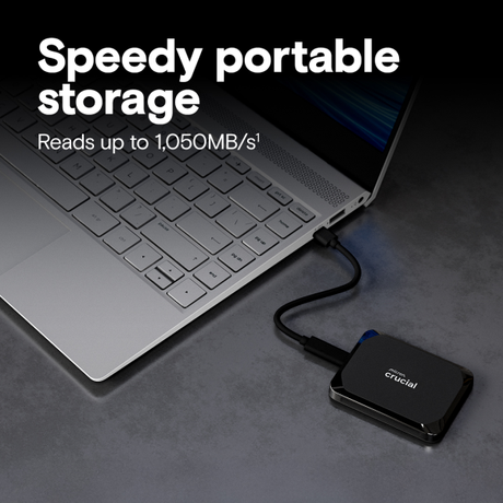 Crucial X9 4TB USB 3.2 Gen 2 External SSD | Klikk Malta