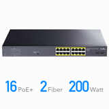 Cudy GS1020PS2 16-port Gigabit PoE+ 200W Sw... | Klikk Malta