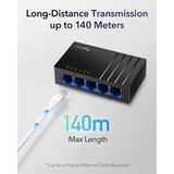 Cudy GS105D 5-port Gigabit Switch | Klikk Malta