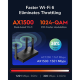 Cudy WR1500 AX1500 Wi-Fi 6 Gigabit LAN Router | Klikk Malta
