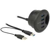 Delock In-Desk 4 Port USB 3.0 Hub | Klikk Malta