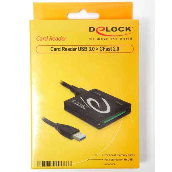 Delock USB 3.0 Compact Flash CFast 2.0 Card... | Klikk Malta