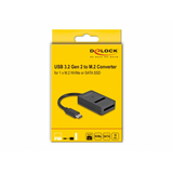 DeLock Combo M.2 SATA/PCIe USB-C Adapter | Klikk Malta