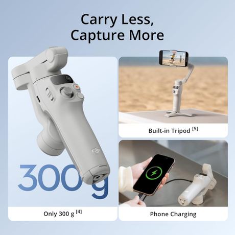 DJI Osmo Mobile 7 Gimbal - Grey | Klikk Malta