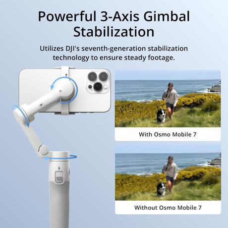 DJI Osmo Mobile 7 Gimbal - Grey | Klikk Malta