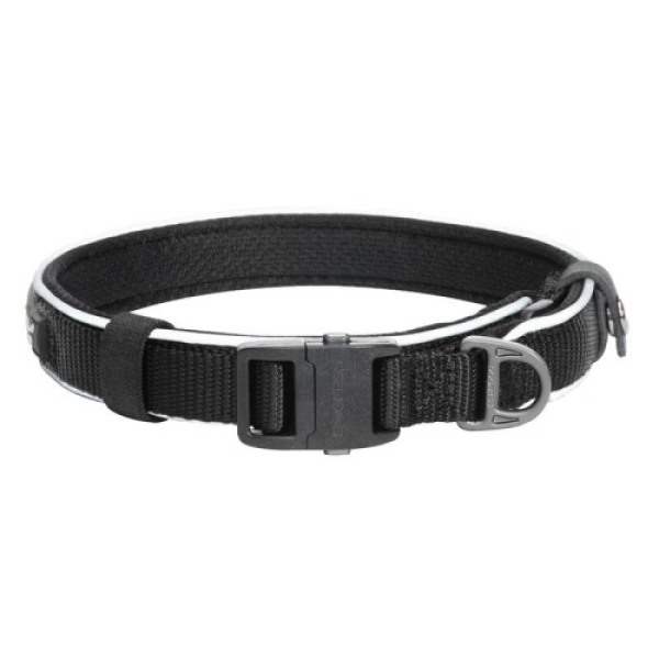 Dogness Reflective Series Collar Black M | Klikk Malta