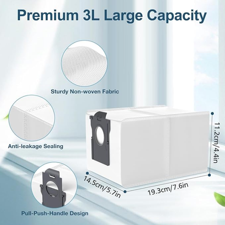 Dreame Dust Bags (L50/L40/L10/X50/X40/X30U/... | Klikk Malta