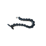 Easy Space Universal Wire Trunking Black | Klikk Malta