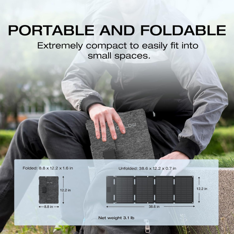 EcoFlow 45W Portable Solar Panel | Klikk Malta