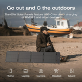 EcoFlow 60W Portable Solar Panel with Stand | Klikk Malta