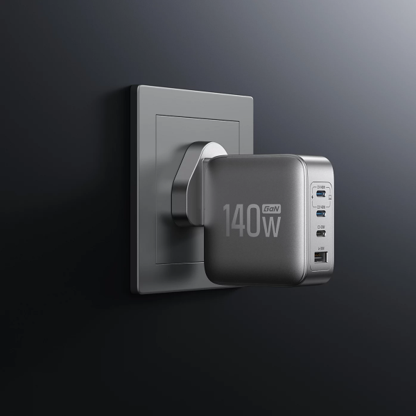 EcoFlow RAPID Pro GaN Charger UK 140W 4-port | Klikk Malta