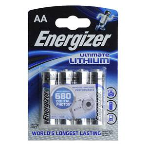 Energizer AA Lithium Batteries 4-pack | Klikk Malta