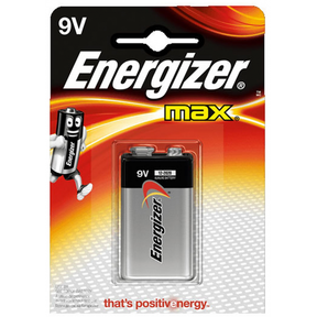 Energizer 9V Max Alkaline Battery | Klikk Malta