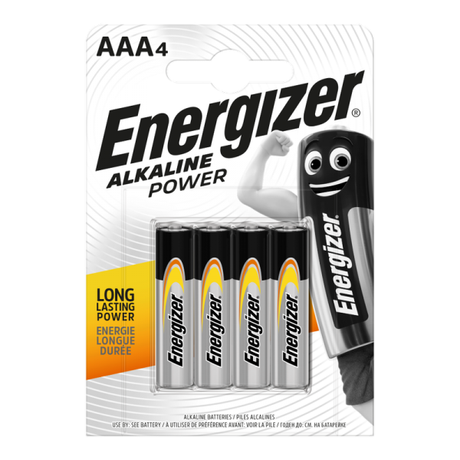 Energizer AAA Alkaline Power Batteries (4-p... | Klikk Malta