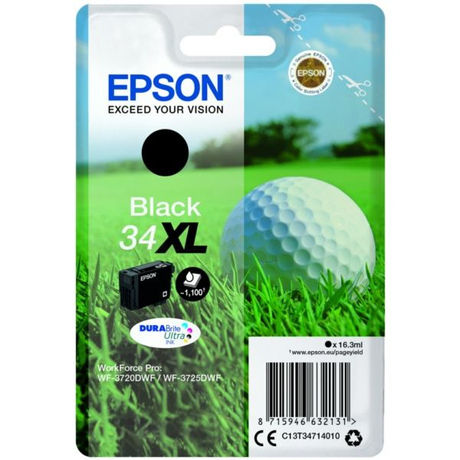 Epson 34XL Black Ink Cartridge | Klikk Malta
