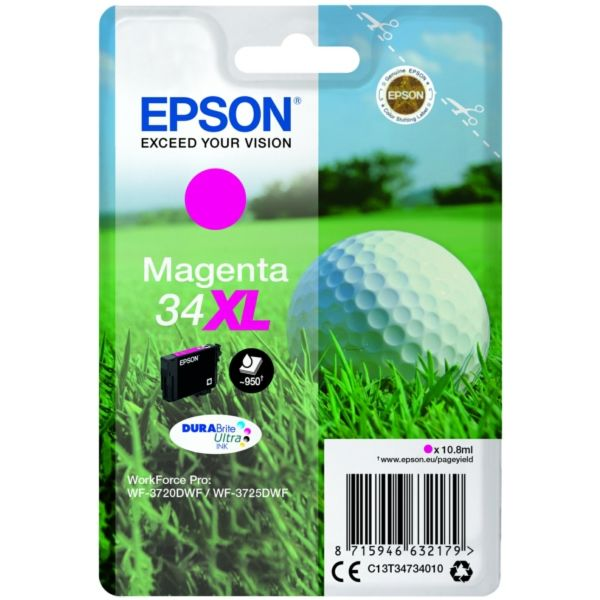 Epson 34XL Yellow Ink Cartridge | Klikk Malta