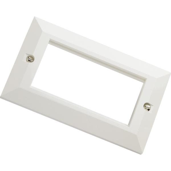 Excel Single 6 x 3 Faceplate without Modules | Klikk Malta