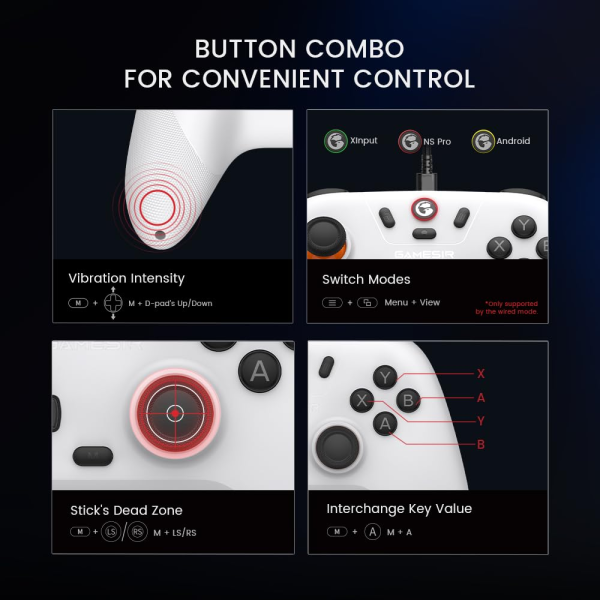 GameSir-T4n Lite Wireless Controller White | Klikk Malta