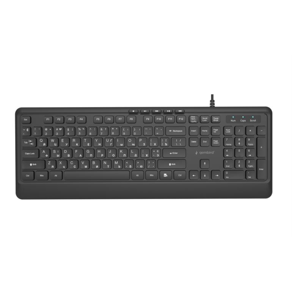 Gembird Slim Multimedia Keyboard MT | Klikk Malta