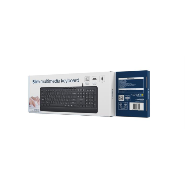 Gembird Slim Multimedia Keyboard MT | Klikk Malta