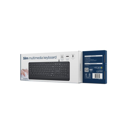 Gembird Slim Multimedia Keyboard MT | Klikk Malta