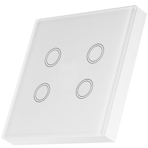 Generic RF 4-Gang Touch Switch White (compa... | Klikk Malta