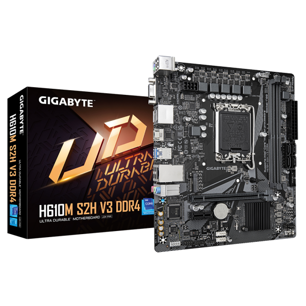 Gigabyte H610M S2H V3 Intel LGA1700 DDR4 Mo... | Klikk Malta