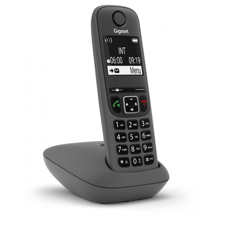 Gigaset AS490 Single Cordless Telephone Bla... | Klikk Malta