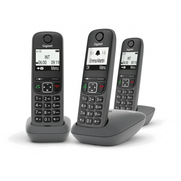 Gigaset AS490 Trio Cordless Telephone Set B... | Klikk Malta
