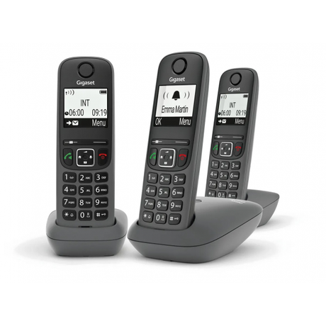 Gigaset AS490 Trio Cordless Telephone Set B... | Klikk Malta