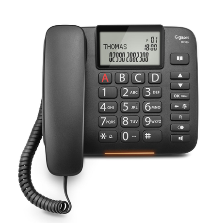Gigaset DL380 Single Corded Telephone Set w... | Klikk Malta