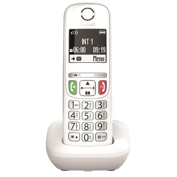 Gigaset E270 DECT Cordless Telephone White | Klikk Malta