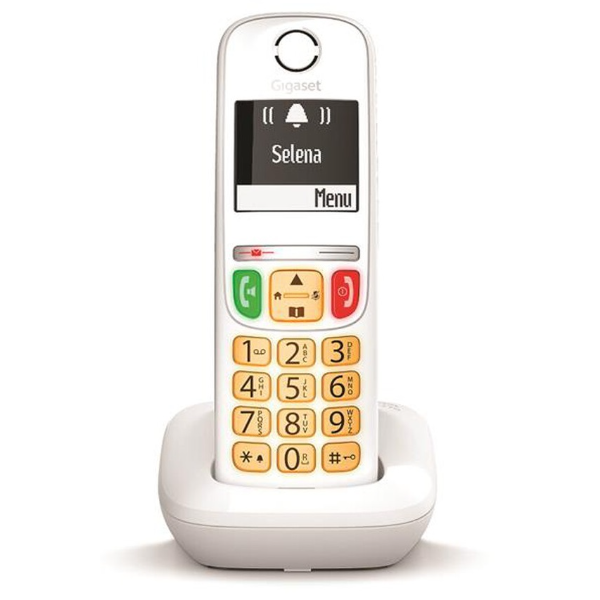 Gigaset E270 DECT Cordless Telephone White | Klikk Malta